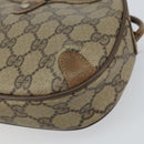 GUCCI GG Supreme Web Sherry Line Bag PVC Beige Gold 89 02 066 Auth 156823-10