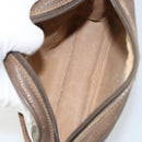 GUCCI GG Supreme Web Sherry Line Bag PVC Beige Gold 89 02 066 Auth 156823-17