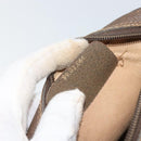 GUCCI GG Supreme Web Sherry Line Bag PVC Beige Gold 89 02 066 Auth 156823-20