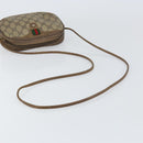 GUCCI GG Supreme Web Sherry Line Bag PVC Beige Gold 89 02 066 Auth 156823-7