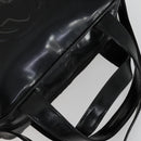 GUCCI Soho Hand Bag Enamel 2way Black Silver 000 1274 0505 Auth 156826-6