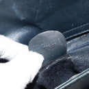 GUCCI Bamboo Hand Bag Leather Gold Navy 000 1364 0316 Auth 156828-19