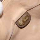 GUCCI GG Supreme Web Sherry Line Bag PVC Beige Gold 001 37 0443 Auth 156829-17