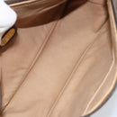 GUCCI GG Supreme Web Sherry Line Bag PVC Beige Gold 001 37 0443 Auth 156829-18