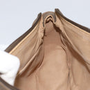 GUCCI GG Supreme Web Sherry Line Bag PVC Beige Gold 001 37 0443 Auth 156829-20