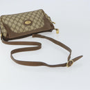 GUCCI GG Supreme Web Sherry Line Bag PVC Beige Gold 001 37 0443 Auth 156829-8