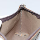 GUCCI GG Plus Supreme Clutch Bag PVC Beige Auth 156830-16