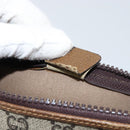 GUCCI GG Plus Supreme Clutch Bag PVC Beige Auth 156830-19