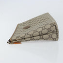 GUCCI GG Plus Supreme Clutch Bag PVC Beige Auth 156830-5