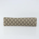 GUCCI GG Plus Supreme Clutch Bag PVC Beige Auth 156830-7
