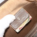 GUCCI GG Supreme Web Sherry Line Bag PVC Beige Gold 904 02 047 Auth 156831-16