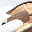 GUCCI GG Supreme Web Sherry Line Bag PVC Beige Gold 904 02 047 Auth 156831-21