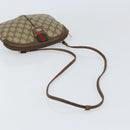 GUCCI GG Supreme Web Sherry Line Bag PVC Beige Gold 904 02 047 Auth 156831-7