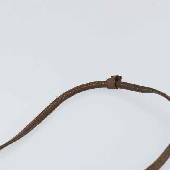 GUCCI GG Supreme Web Sherry Line Bag PVC Beige Gold 904 02 047 Auth 156831