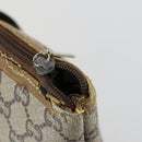 GUCCI GG Plus Supreme Web Sherry Line Tote Bag PVC Beige Red Auth 156834-10