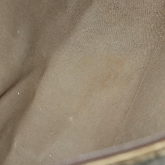 GUCCI GG Plus Supreme Web Sherry Line Tote Bag PVC Beige Red Auth 156834