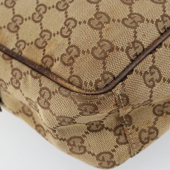 GUCCI GG Canvas Shoulder Bag Beige 03136 Auth 156837