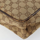 GUCCI GG Canvas Shoulder Bag Beige 03136 Auth 156837-17