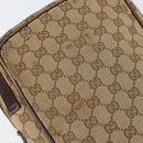 GUCCI GG Canvas Shoulder Bag Beige 03136 Auth 156837-9