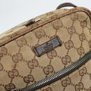 GUCCI GG Canvas Shoulder Bag Beige 03136 Auth 156837-18
