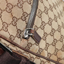 GUCCI GG Canvas Shoulder Bag Beige 03136 Auth 156837-25