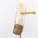 GUCCI GG Canvas Shoulder Bag Beige 03136 Auth 156837-27