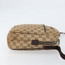 GUCCI GG Canvas Shoulder Bag Beige 03136 Auth 156837-3