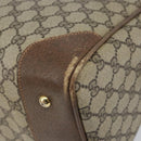 GUCCI GG Supreme Boston Bag PVC Beige Gold Auth 156838-12