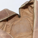 GUCCI GG Supreme Boston Bag PVC Beige Gold Auth 156838-18