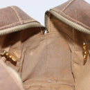 GUCCI GG Supreme Boston Bag PVC Beige Gold Auth 156838-19