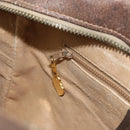 GUCCI GG Supreme Boston Bag PVC Beige Gold Auth 156838-20