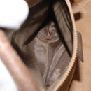 GUCCI GG Supreme Boston Bag PVC Beige Gold Auth 156838-21