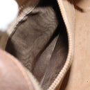 GUCCI GG Supreme Boston Bag PVC Beige Gold Auth 156838-22