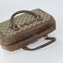 GUCCI GG Supreme Boston Bag PVC Beige Gold Auth 156838-6