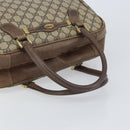 GUCCI GG Supreme Boston Bag PVC Beige Gold Auth 156838-7