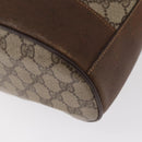 GUCCI GG Supreme Web Sherry Line Bag PVC Beige Gold 001 41 0850 Auth 156839-17