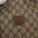 GUCCI GG Supreme Web Sherry Line Bag PVC Beige Gold 001 41 0850 Auth 156839-18