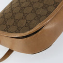 GUCCI GG Canvas Shoulder Bag Beige Gold Auth 156840-13