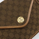 GUCCI GG Canvas Shoulder Bag Beige Gold Auth 156840-14