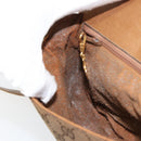 GUCCI GG Canvas Shoulder Bag Beige Gold Auth 156840-19