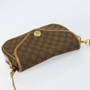 GUCCI GG Canvas Shoulder Bag Beige Gold Auth 156840-6