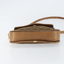 GUCCI GG Canvas Shoulder Bag Beige Gold Auth 156840-9