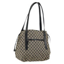 GUCCI GG Canvas Shoulder Bag Navy Gold 019 0493 1669 Auth 156841-1
