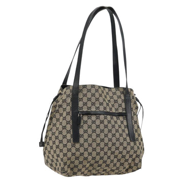 GUCCI GG Canvas Shoulder Bag Navy Gold 019 0493 1669 Auth 156841