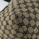 GUCCI GG Canvas Shoulder Bag Navy Gold 019 0493 1669 Auth 156841-17