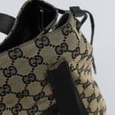 GUCCI GG Canvas Shoulder Bag Navy Gold 019 0493 1669 Auth 156841-10