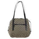 GUCCI GG Canvas Shoulder Bag Navy Gold 019 0493 1669 Auth 156841-13
