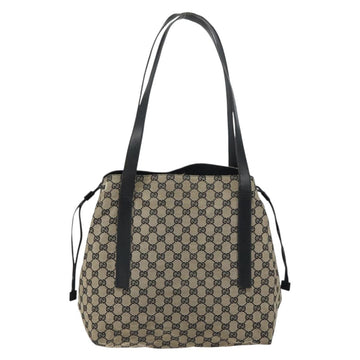 GUCCI GG Canvas Shoulder Bag Navy Gold 019 0493 1669 Auth 156841 - 0
