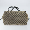 GUCCI GG Canvas Shoulder Bag Navy Gold 019 0493 1669 Auth 156841-5
