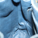 GUCCI GG Supreme Sherry Line Shoulder Bag PVC Navy Gold 41 02 034 Auth 156842-17